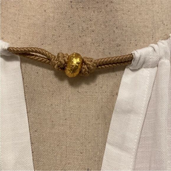 VIX Paula Hermanny Elegant White Maxi Dress, US2 - Picture 3 of 9